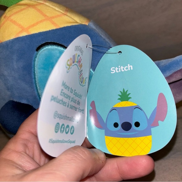 Disney lilo and stitch stitch as a pineapple squishmallow‎ 8inch new with tag - Picture 2 of 3
